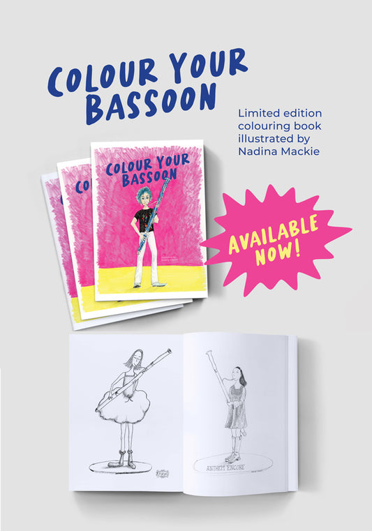 Colour Your Bassoon - Colouring Book