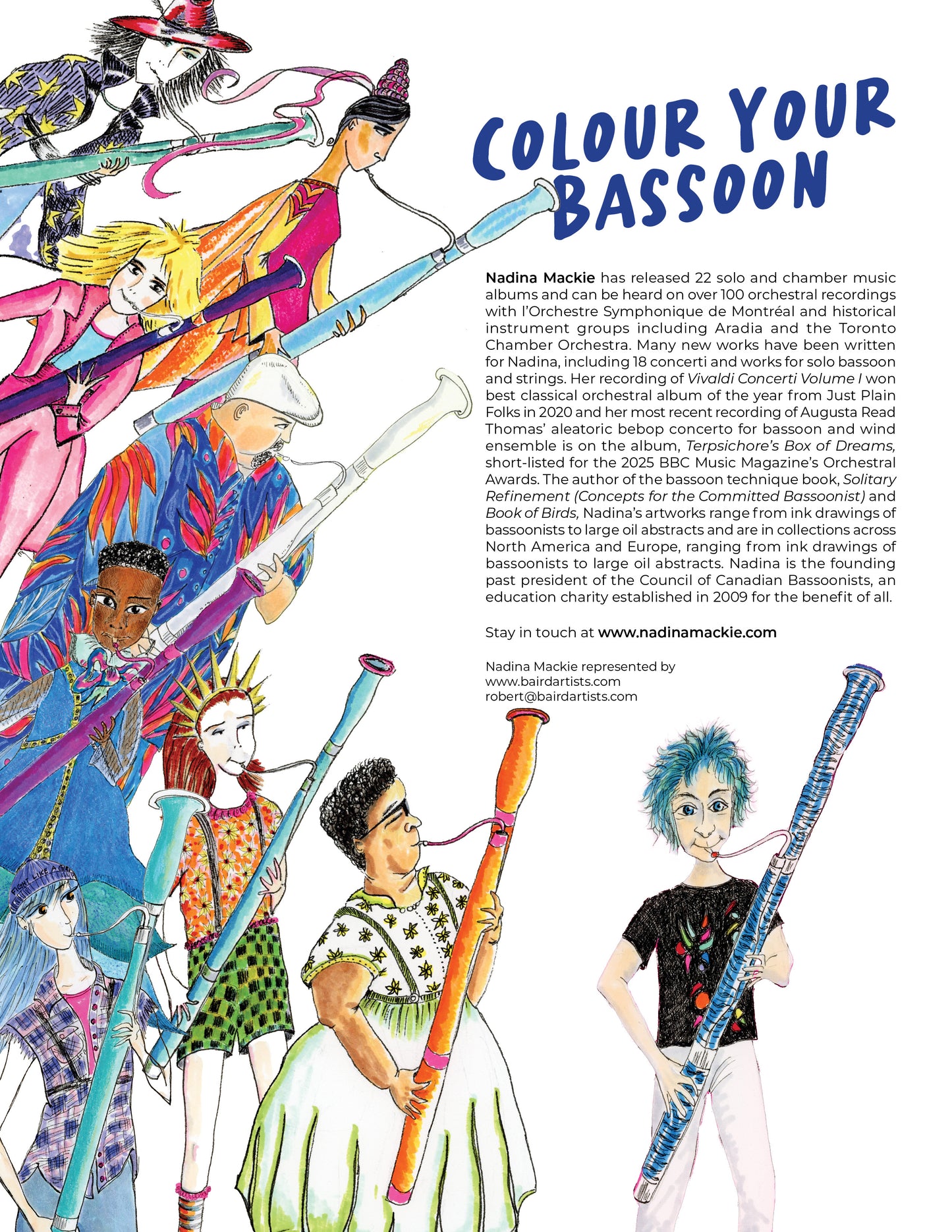 Colour Your Bassoon - Colouring Book